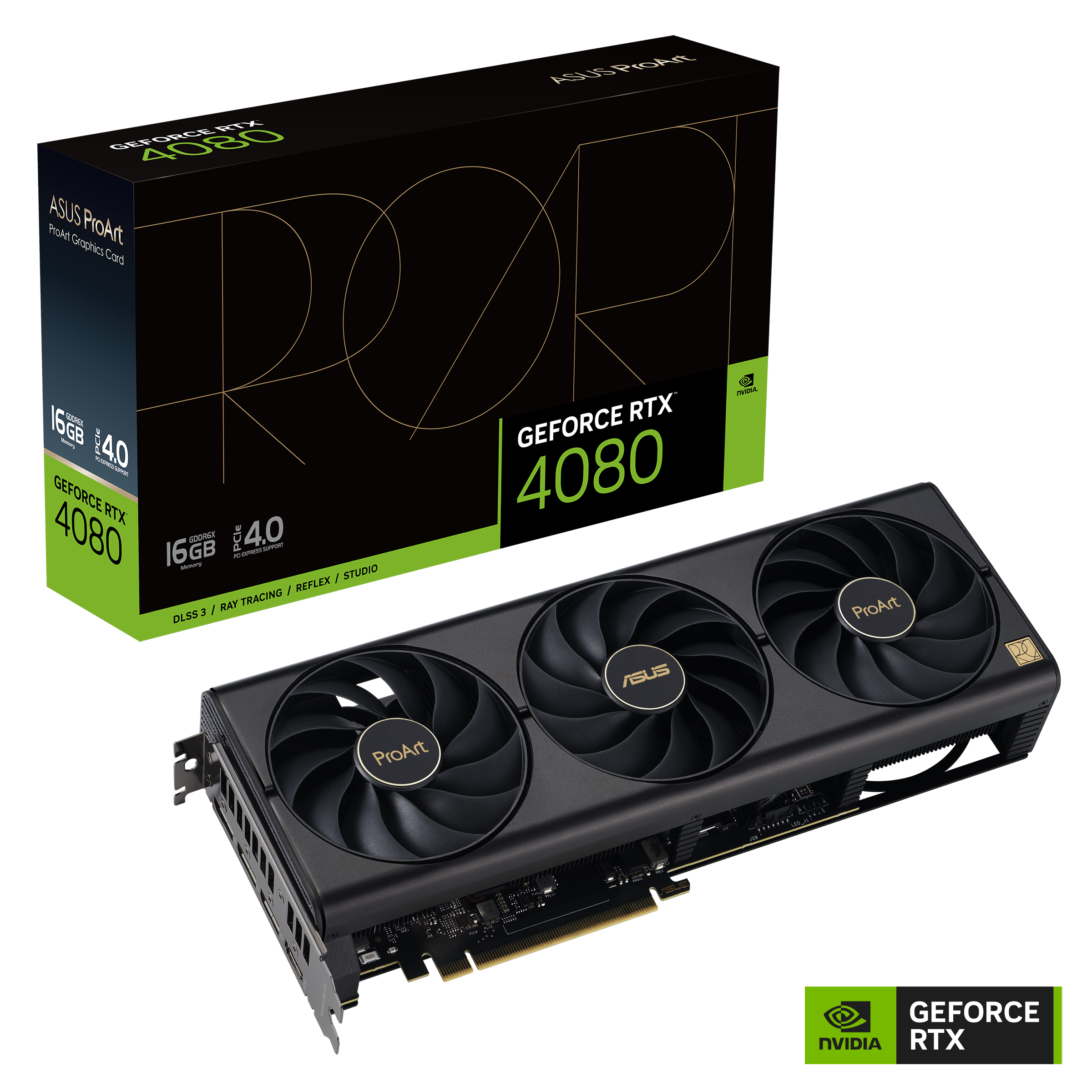 ProArt GeForce RTX™ 4080 16GB GDDR6X| Graphics Card| ASUS Global