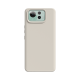 Back view of a grey phone case with a Sage Green phone inside, highlighting the camera module cutout and sleek design.