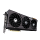 TUF Gaming GeForce RTX 4060 Ti graphics card hero shot from the front side 