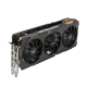 TUF Gaming GeForce RTX 3070 V2 graphics card, front hero shot