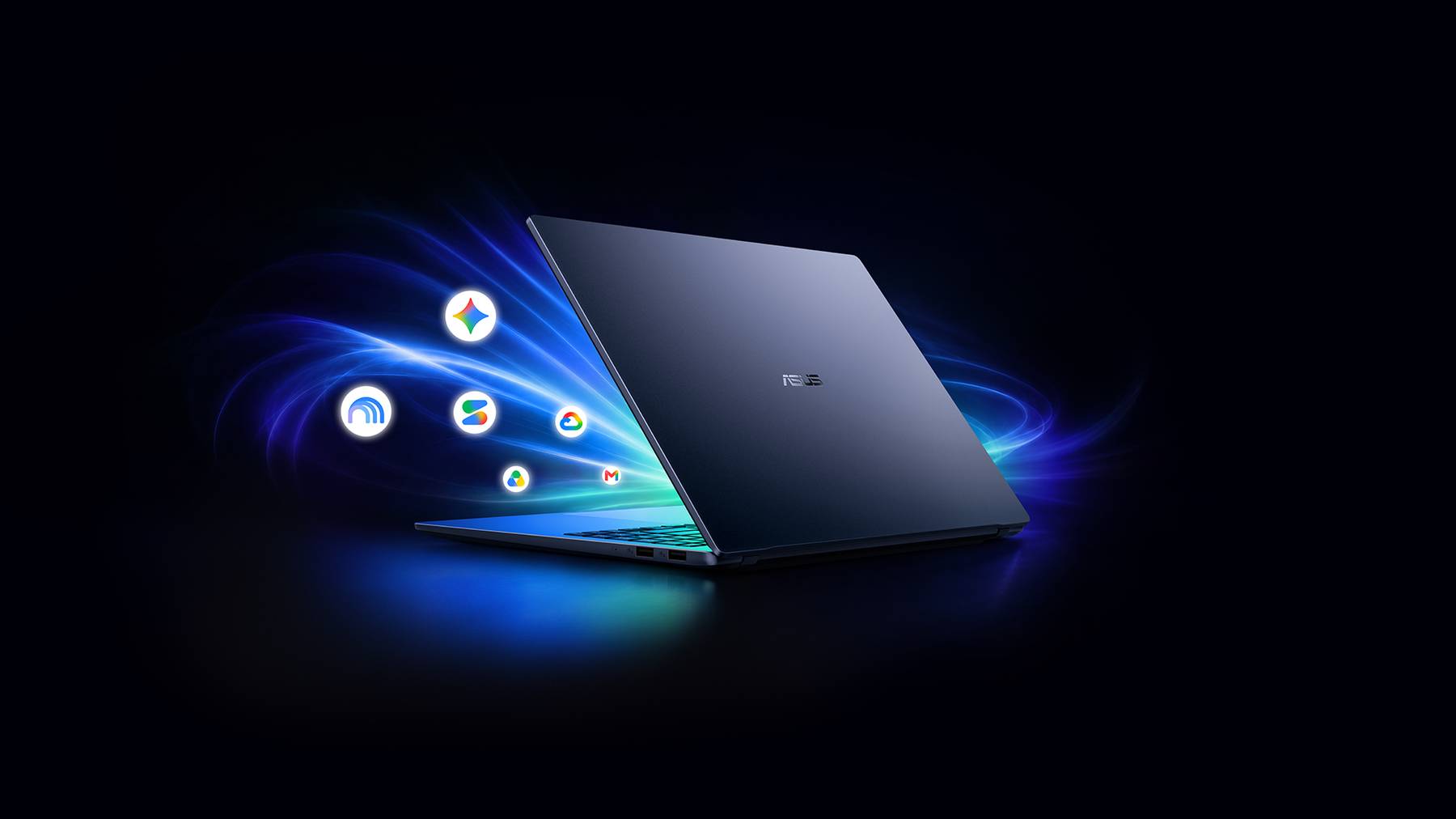 Eligible ASUS laptop unlocking Google AI Pro with Gemini, AI productivity tools, and up to 5TB cloud storage in Malaysia.