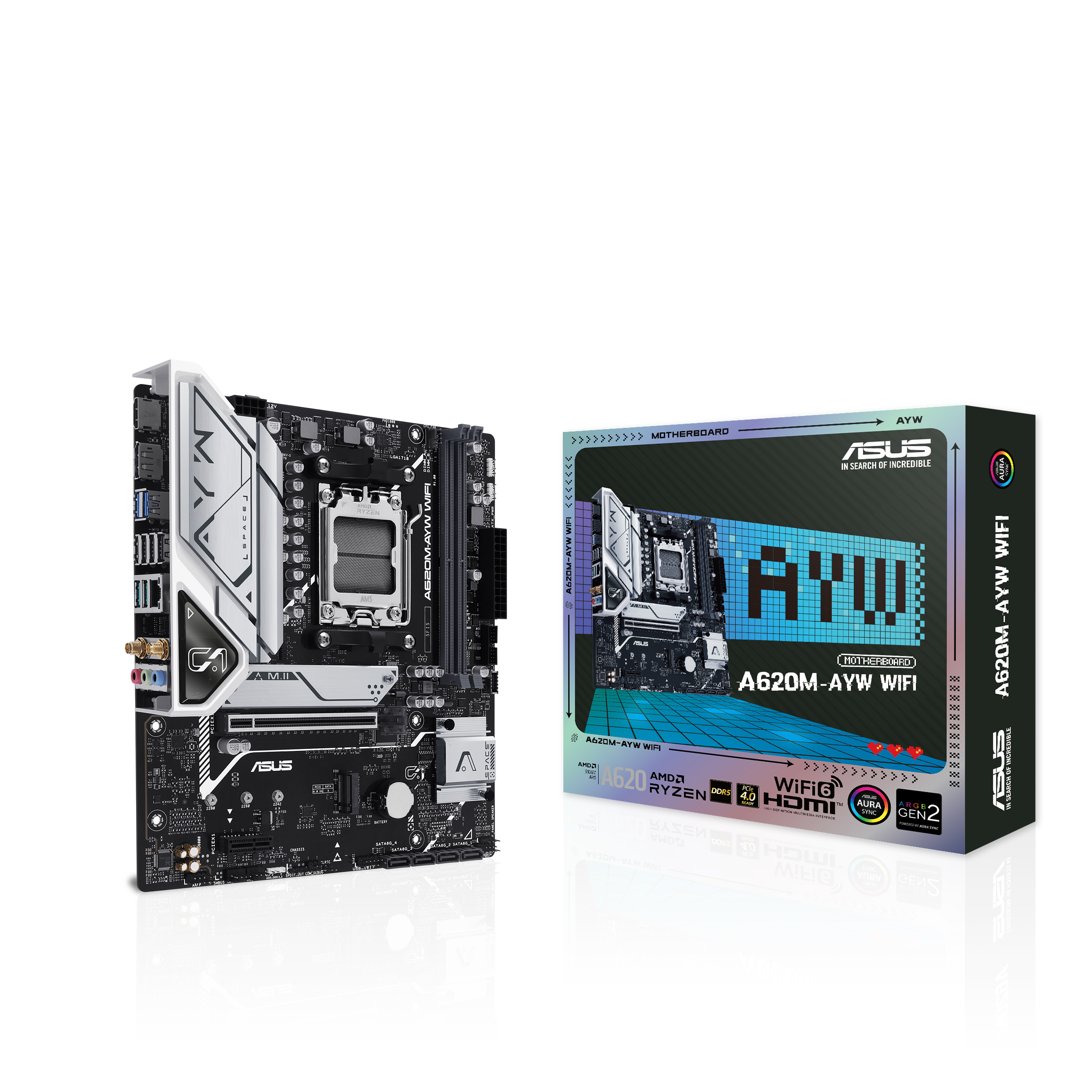 「中古品」R5 7500F とAsus A620m AYW Wi-Fi AYW A620m 7500F Wi-Fi 「中古品」R5 とAsus