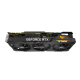TUF Gaming GeForce RTX 3090 OC Edition graphics card, top view, showcasing the heatsink