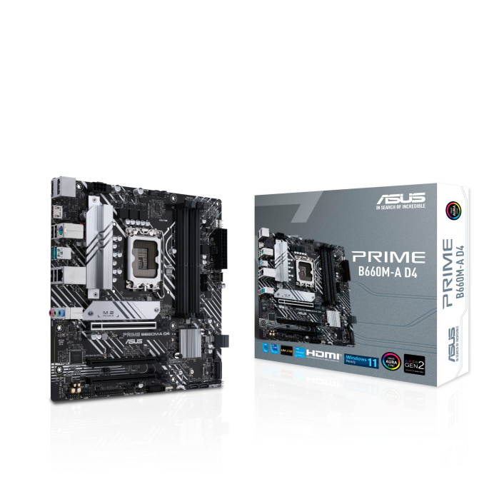 ASUS 華碩 PRIME B660M-A D4 Micro-ATX 主機板 (DDR4)