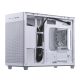 ASUS Prime AP201 White Edition chassis angled shot showing behind the right side panel