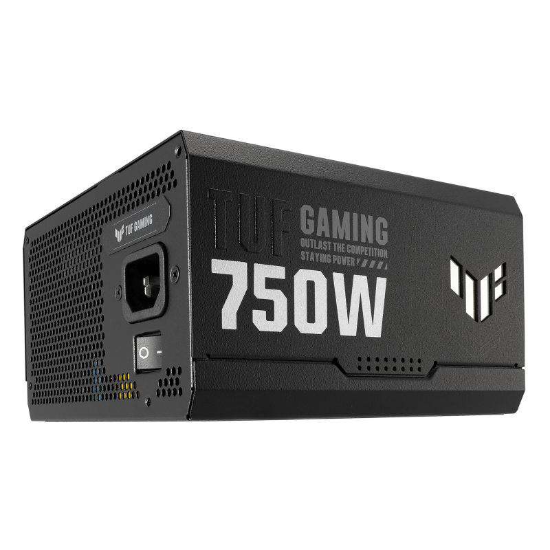 TUF Gaming 750W Gold rear-side angle