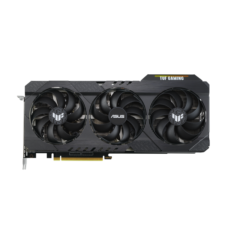 TUF Gaming GeForce RTX 3060 Ti graphics card, front view