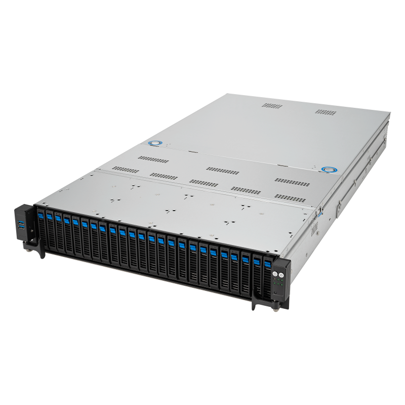 RS720A-E12-RS24 server, left side view