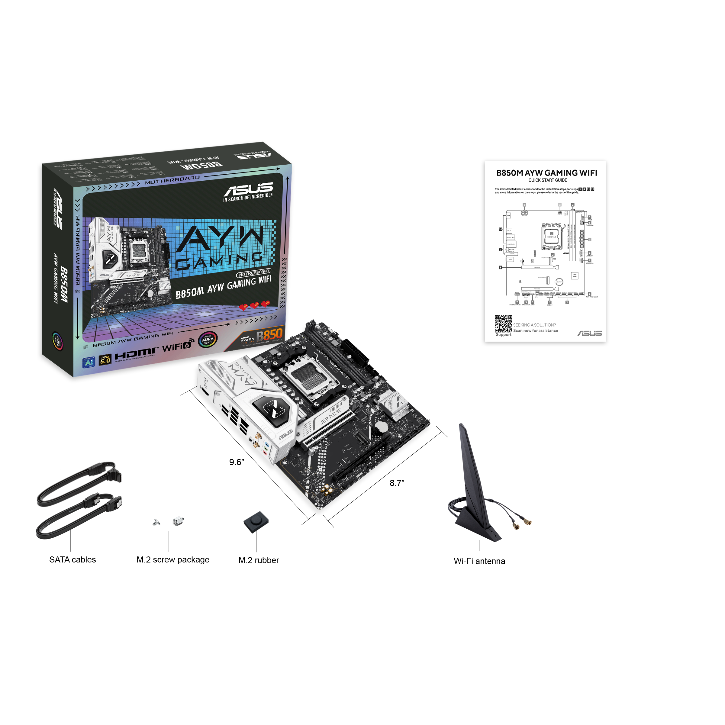 B850M AYW GAMING WIFI｜マザーボード｜ASUS 日本