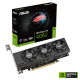 ASUS GeForce RTX4060 LP BRK colorbox and graphics card with NVIDIA logo