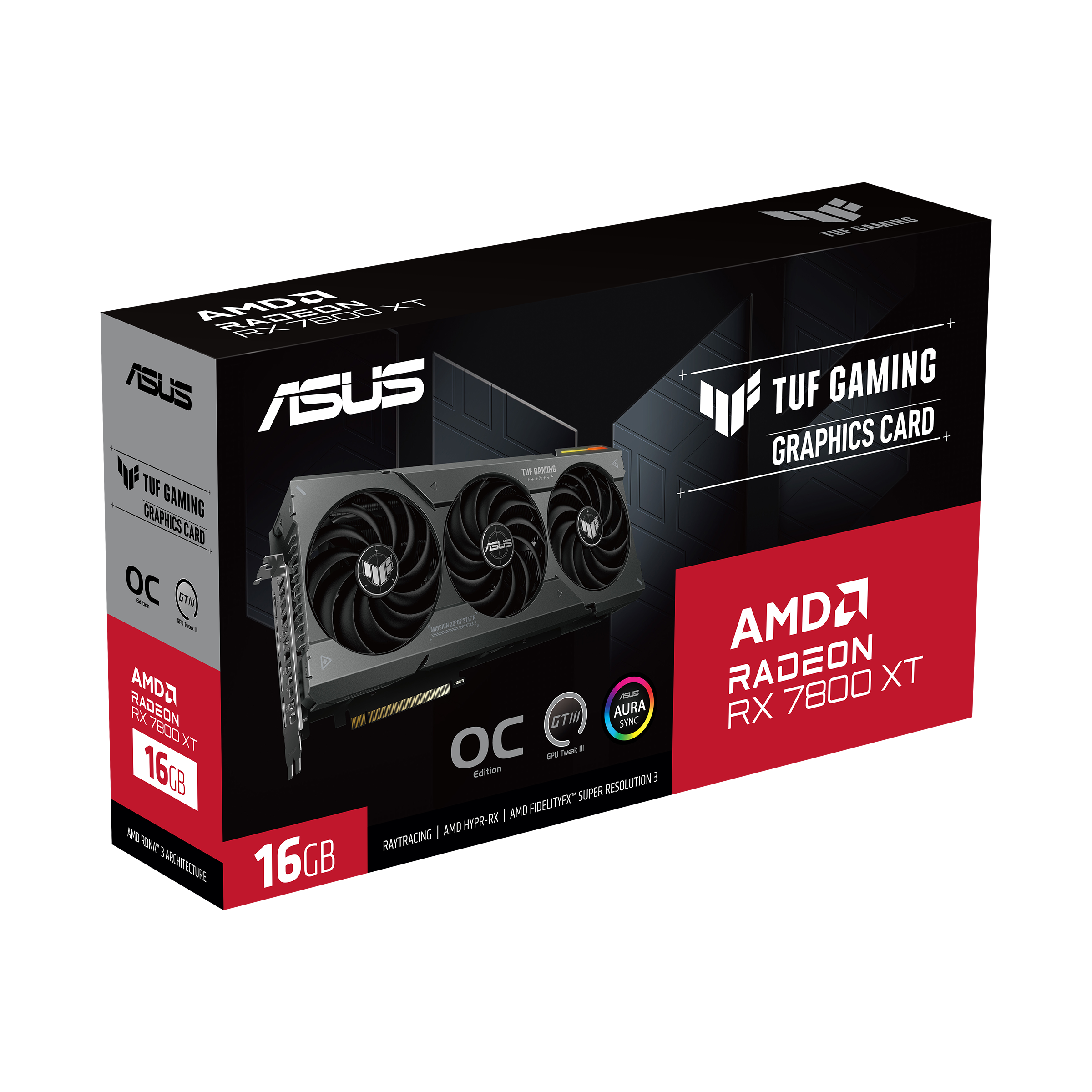 ASUS TUF Gaming Radeon RX 7800 XT OC Edition 16GB GDDR6 ASUS TUF Gaming Radeon RX 7800 XT OC Edition 16GB GDDR6