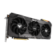 TUF Gaming GeForce RTX 3070 Ti graphics card, angled bottom up view