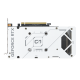 ASUS DUAL GeForce RTX™ 5060 Ti White edition graphics card, rear view