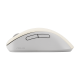 ASUS Wireless Mouse MD102 in Oat-Milk color shows in side view. 