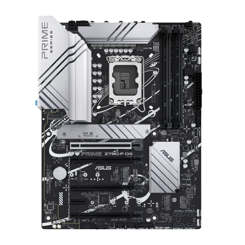 PRIME Z790-P D4-CSM motherboard, front view 