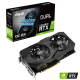 Dual series of GeForce RTX 2060 EVO OC Edition packaging and graphics card with NVIDIA logo