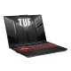 2024 TUF Gaming a16 Off center front view of the TUF Gaming a16, with the TUF logo on screen
