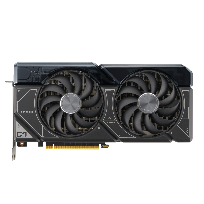 ASUS Dual GeForce RTX 4070 SUPER 12GB GDDR6X VGA grafična kartica with two powerful Axial-tech fans and a 2.56-slot design for broad compatibility, PCIe 4.0, 1xHDMI 2.1a, 3xDisplayPort 1.4a komponentko