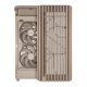 ProArt PA401 Wood Edition Beige Metal_front grille panel and dual front fans shot