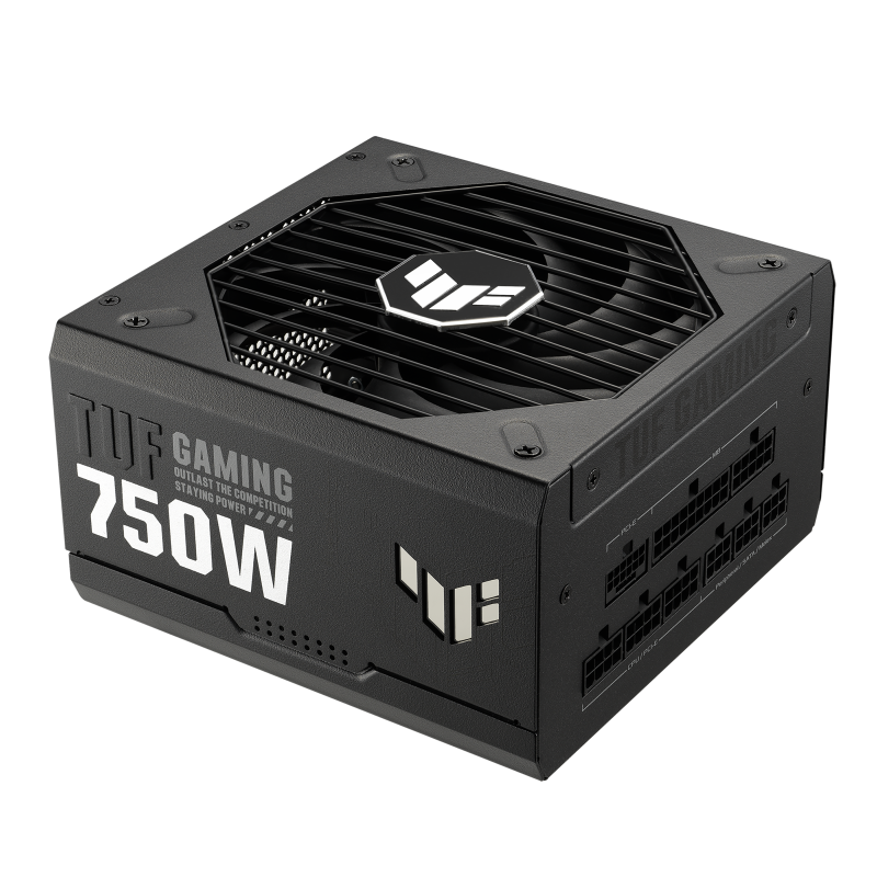 TUF Gaming 750W Gold front-side angle