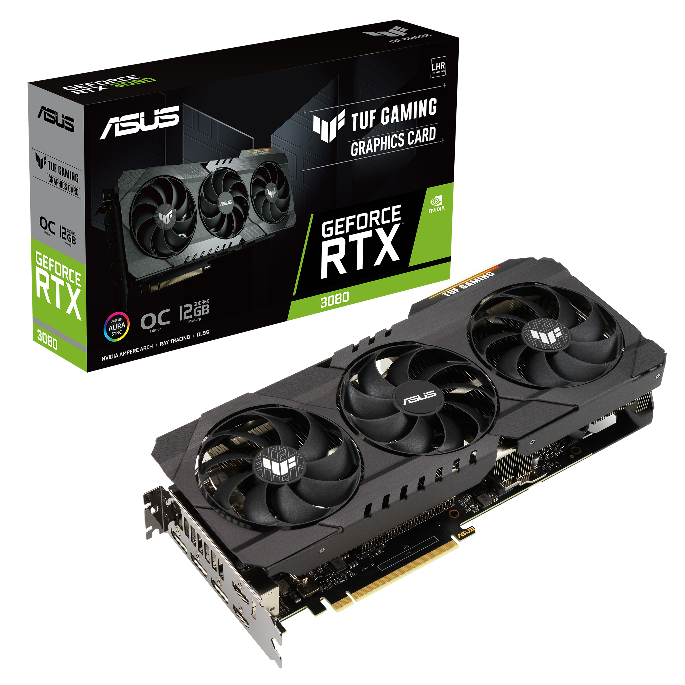 RTX3080非LHR ASUS RTX3080 TUF OC - www.hyph3n.comPC/タブレット PCパーツ