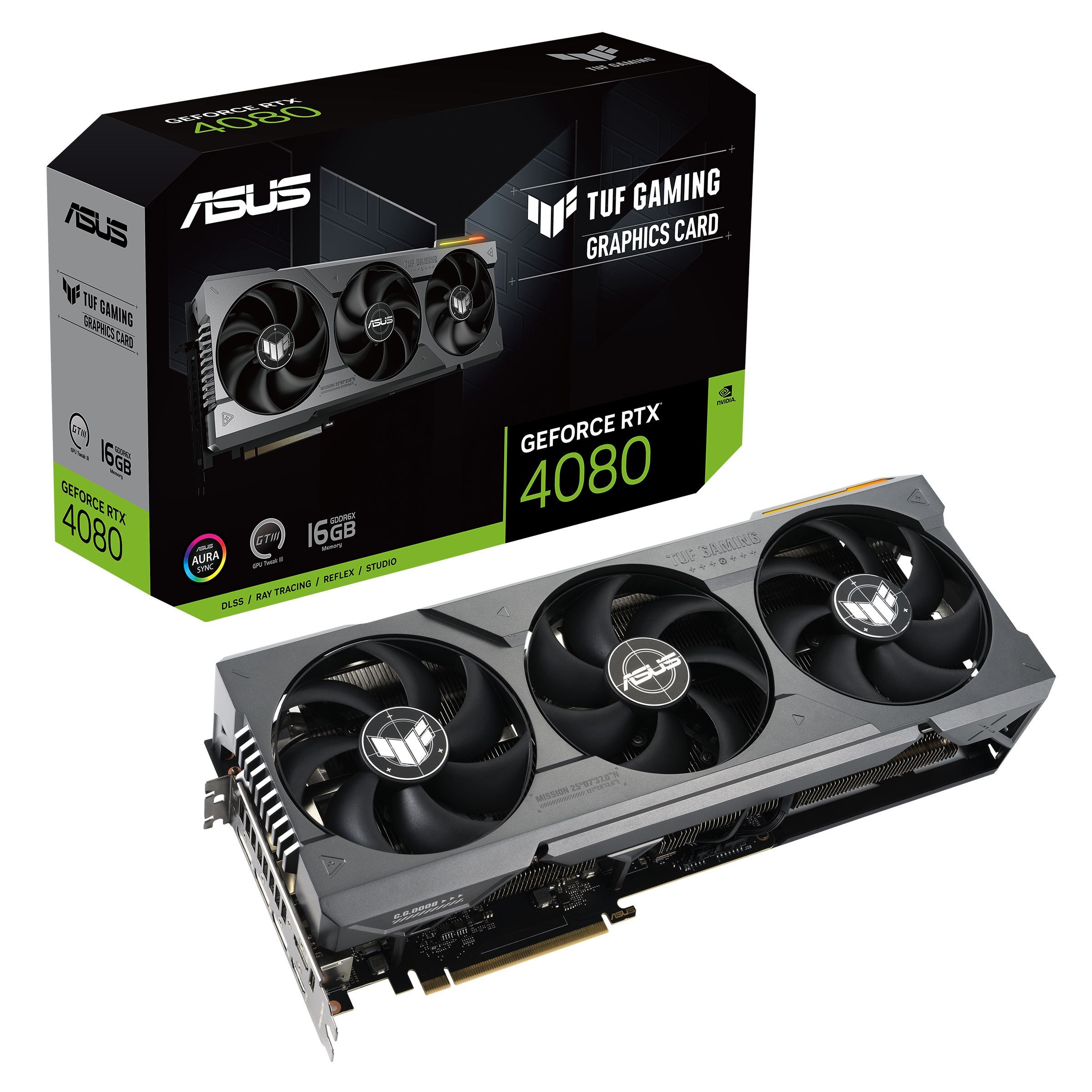 ASUS TUF Gaming GeForce RTX® 4080 16GB GDDR6X | Graphics Card 