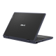 An angled rear view of an ASUS BR1102F showing the Mineral Grey chassis.