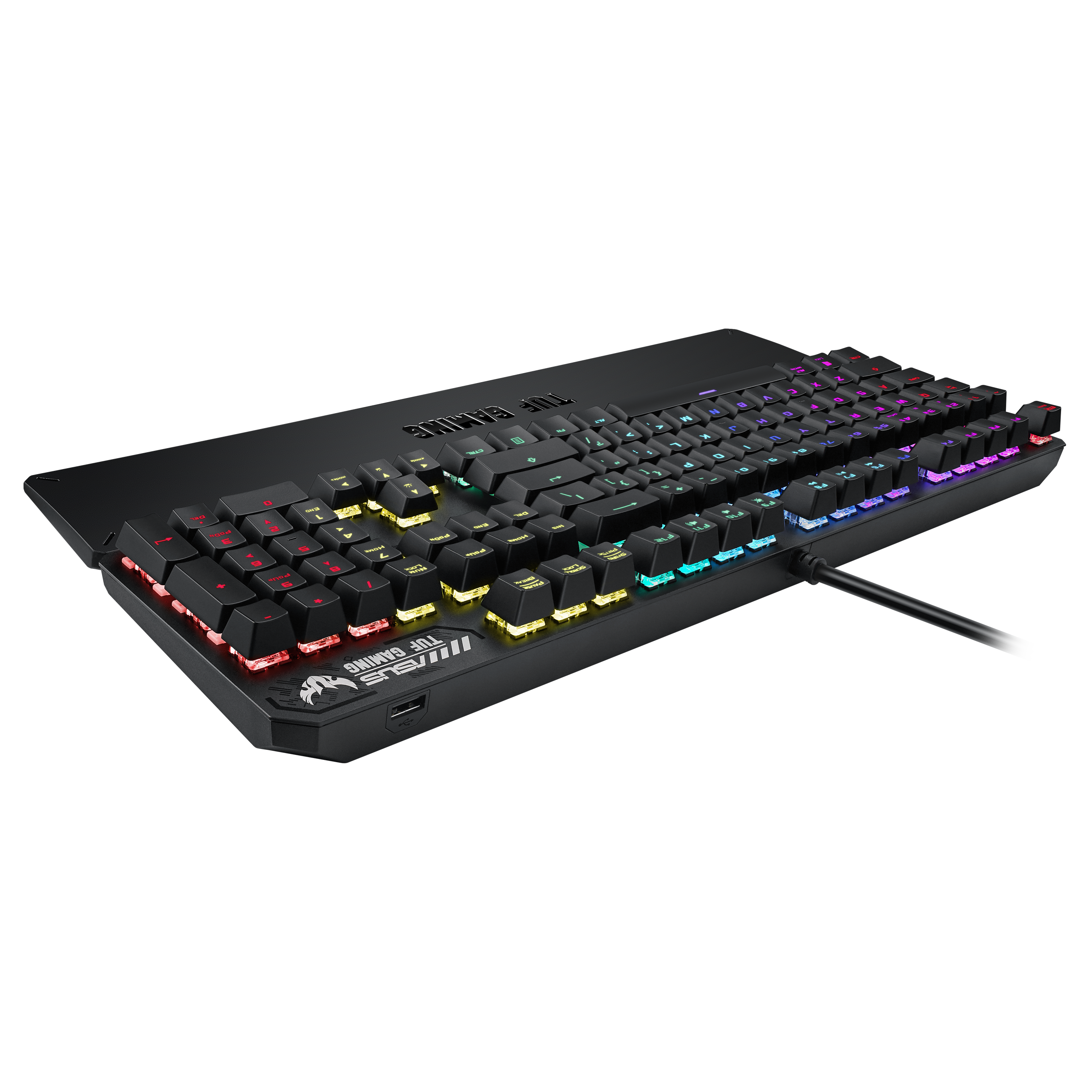 ASUS TUF Gaming K3 - Clavier gaming AZERTY - Switches Kailh Brown -  Rétroéclairage RGB Aura Sync - 8 touches macro