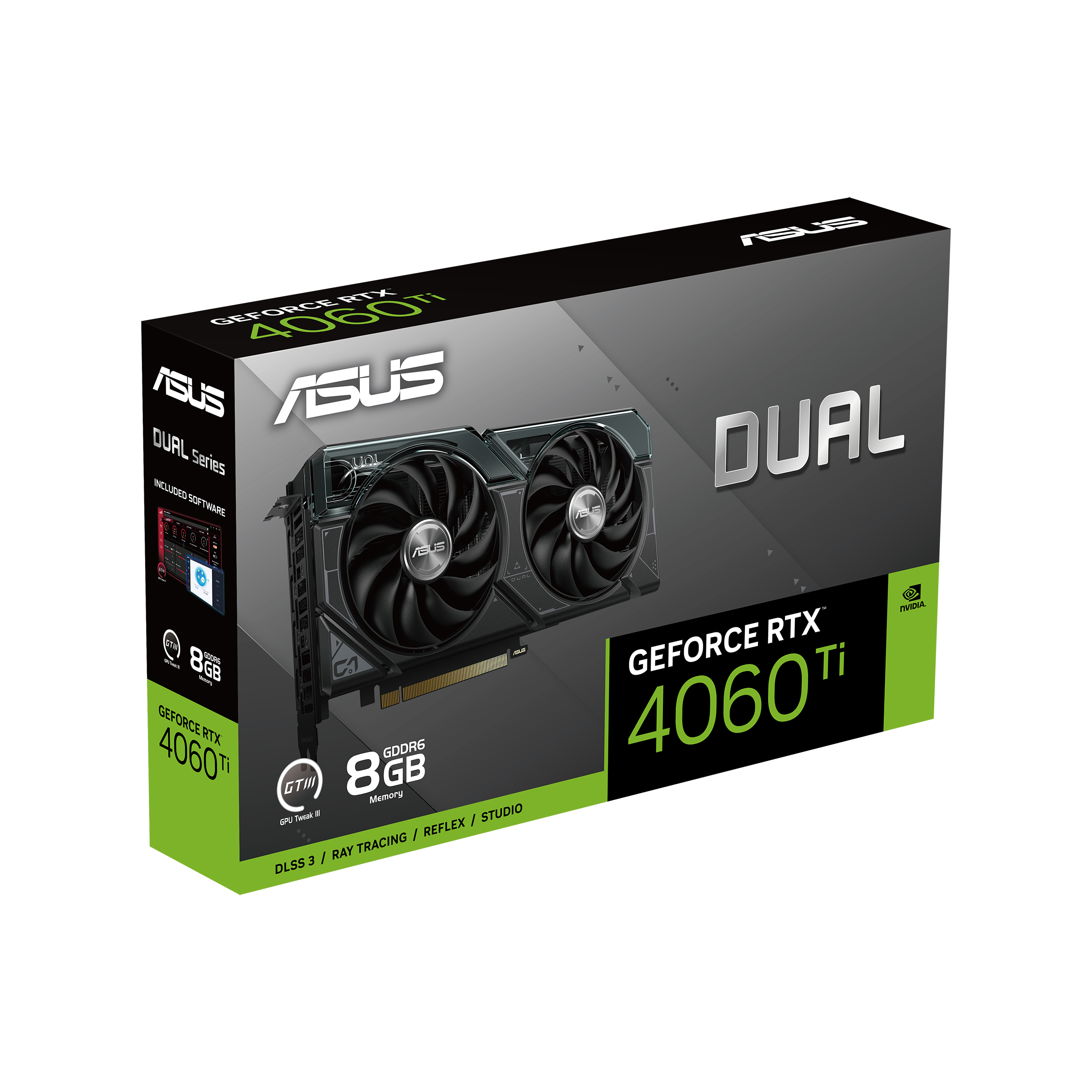 ASUS Dual GeForce RTX 4060 Ti White OC Edition 8GB Carte