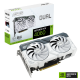 ASUS Dual GeForce RTX 4060 White Edition packaging and graphics card with NVidia logo