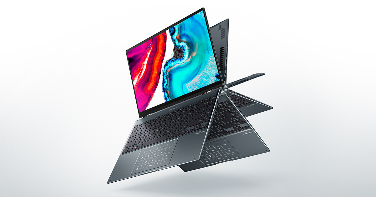 ASUS Zenbook 14 Flip OLED Intel Iris Xe Laptop