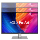 ProArt Display PA278QGV-front view showing the height-adjustment difference