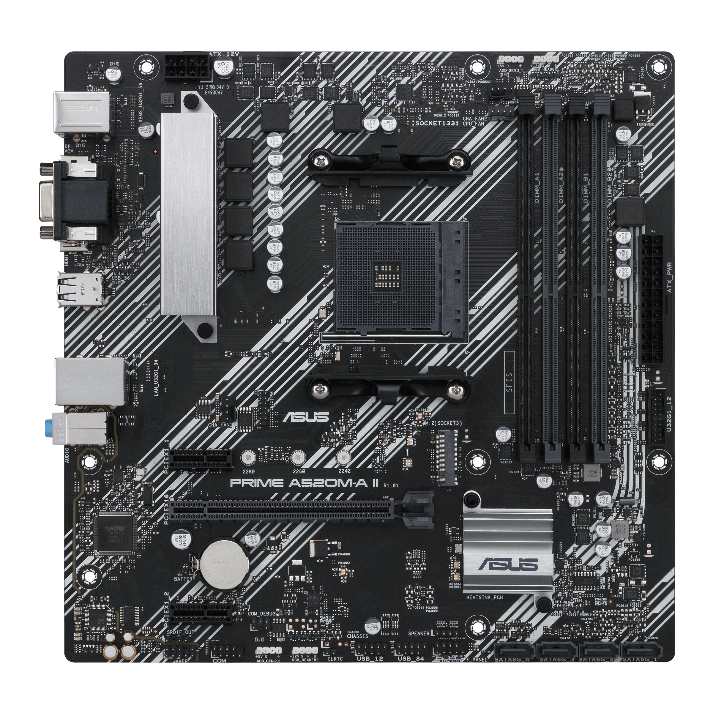 Placa Mãe AMD A520 DDR4  Goldentec - lojagoldentec