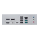 PRIME B840M-A-CSM I/O ports closeup