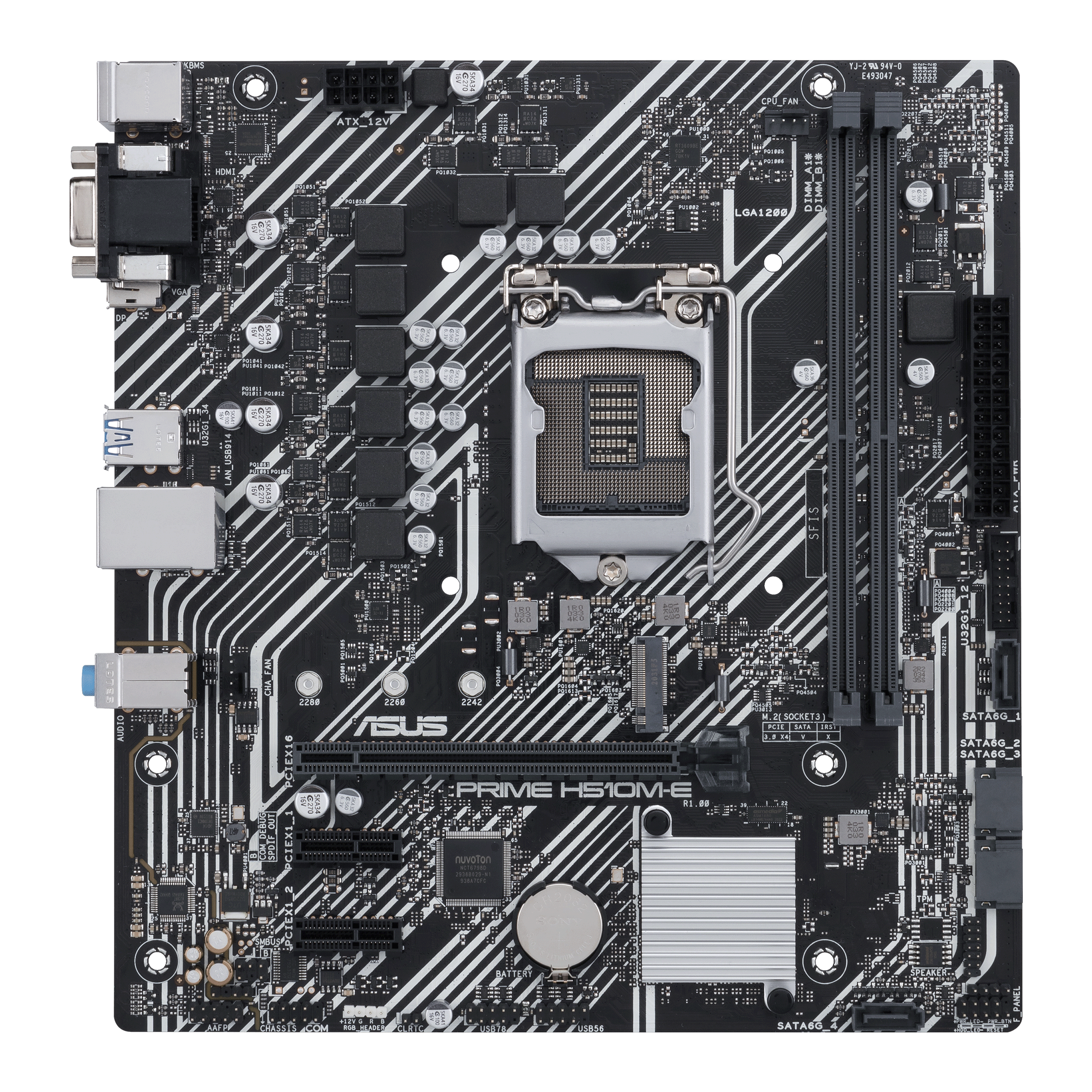 Placa Mãe Biostar H510MH/E 2.0, Chipset H510, Intel LGA 1200, mATX, DDR4