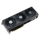 ASUS ProArt GeForce RTX 4060 Ti 16GB OC Edition 45 degree top-down view with focus on bottom side