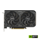 ASUS Dual GeForce RTX 4060 Ti V2 OC Edition front view of the with black NVIDIA logo
