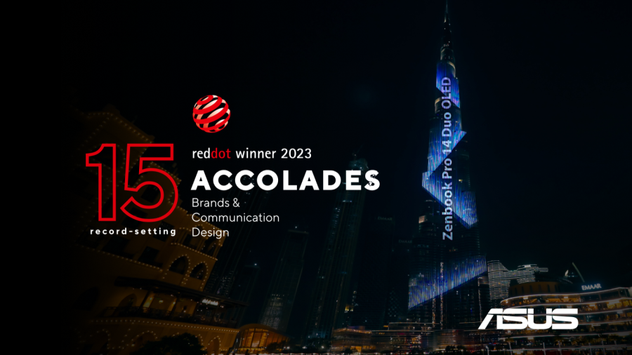 ASUS Wins Record-Setting 15 Accolades at Red Dot Award: Brands & Communication Design 2023