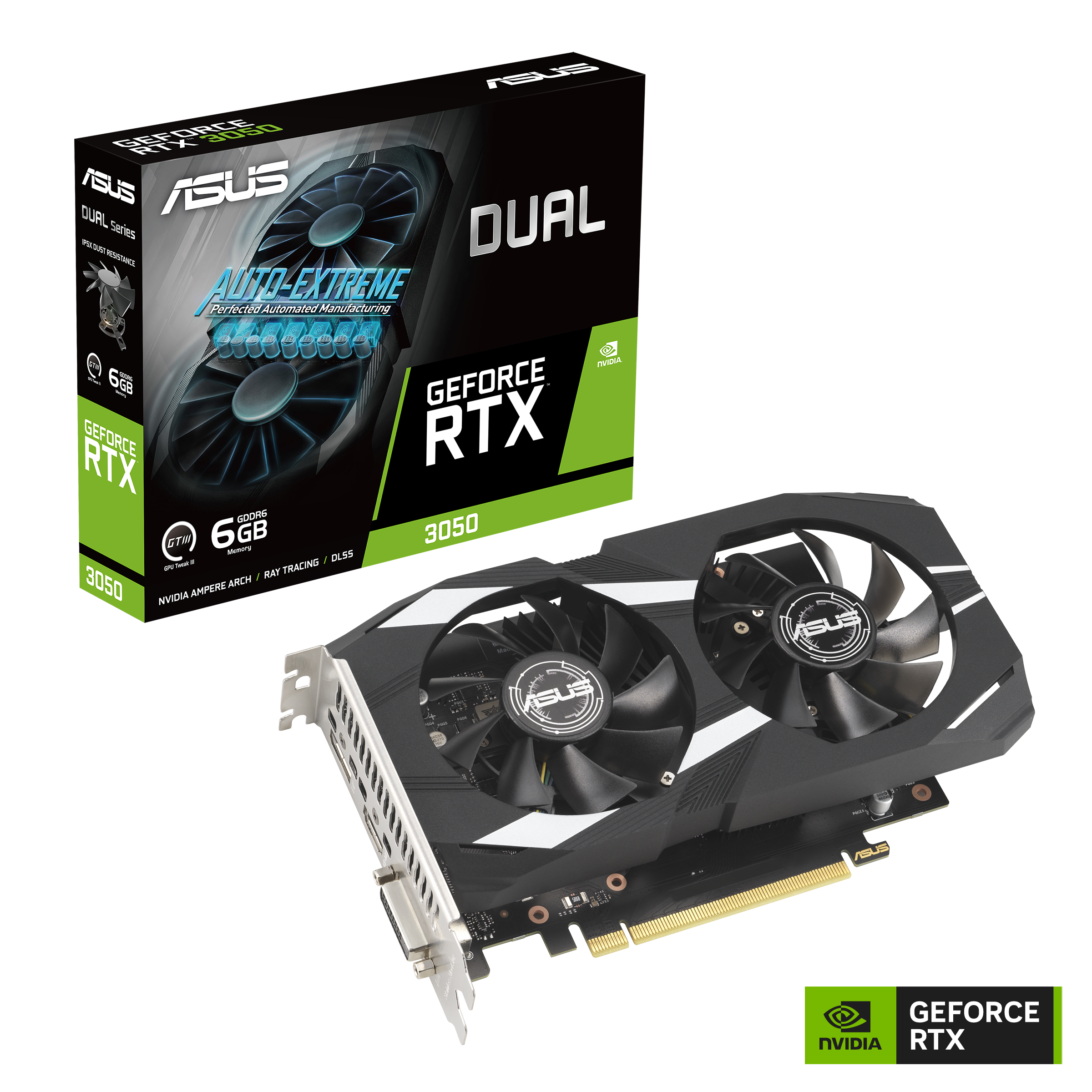 ASUS Dual GeForce RTX™ 3050 6GB GDDR6