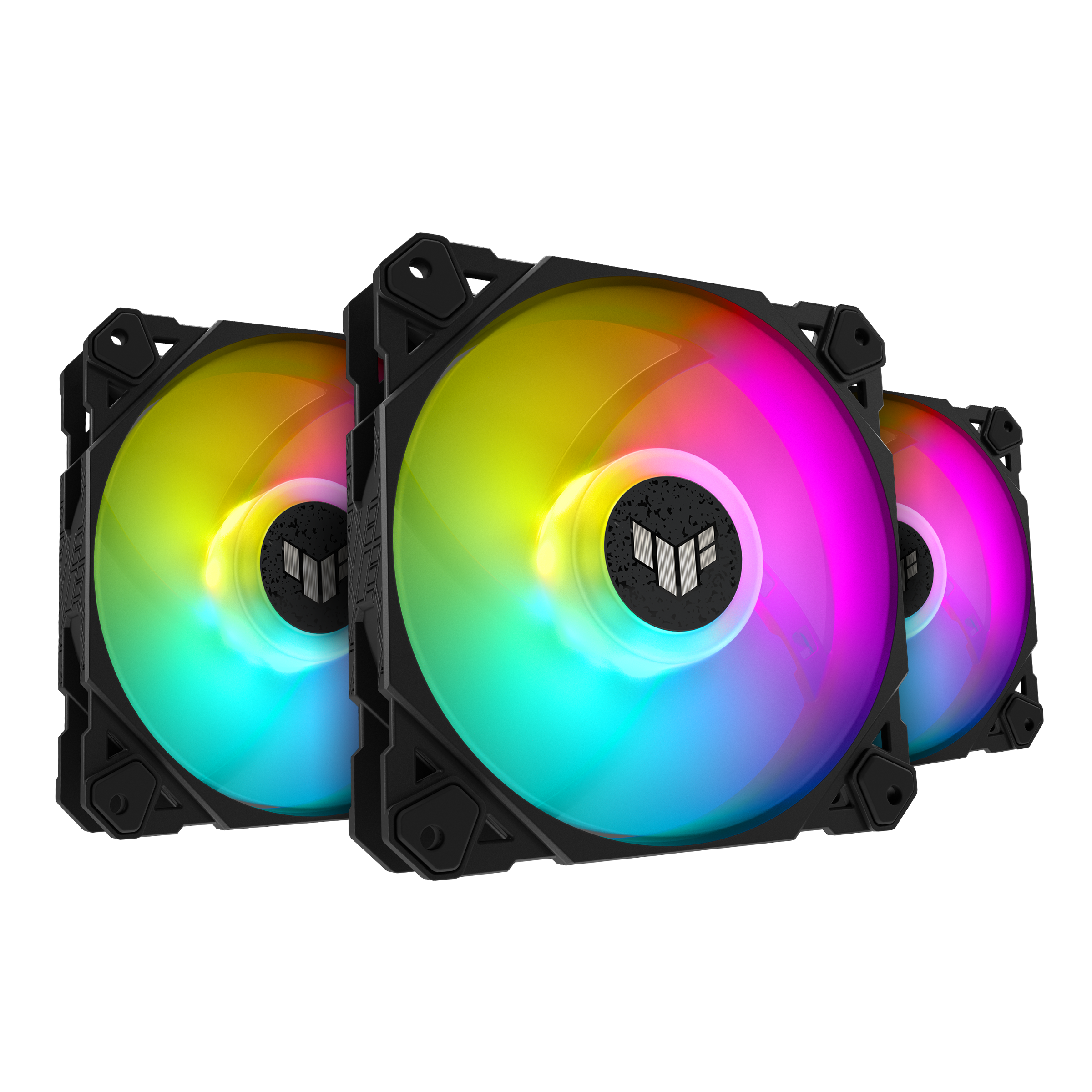 Fan Cooler 120mm Rgb Para Cpu Chasis Ventilador Pc Kit X 3