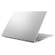 ASUS Vivobook S16 opened at 45-degree from the back view, tilting at 45-degree from the left side.