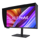 ProArt Display PA32UCXR-front view to the left with hood