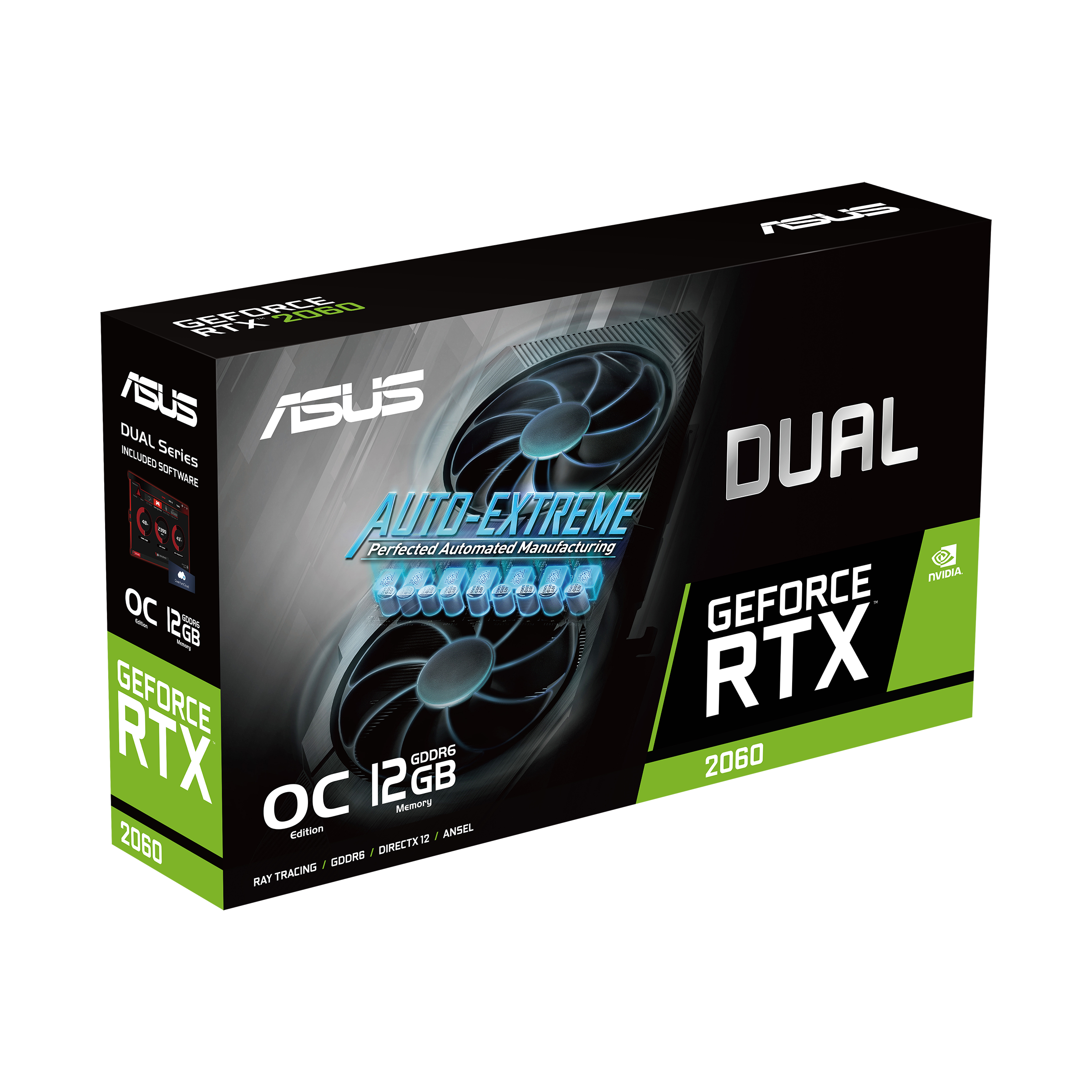 ASUS Dual GeForce RTX™ 2060 EVO OC Edition 12GB GDDR6 | Graphics 