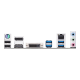 PRIME B460M-A I/O ports closeup