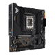 TUF GAMING B660M-PLUS D4 front view, 45 degrees