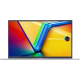 Cool Sliver ASUS Vivobook 15 OLED opened at 90-degree from the front view.
