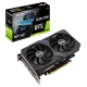 DUAL GeForce RTX™ 3060 Ti V2 MINI packaging and graphics card