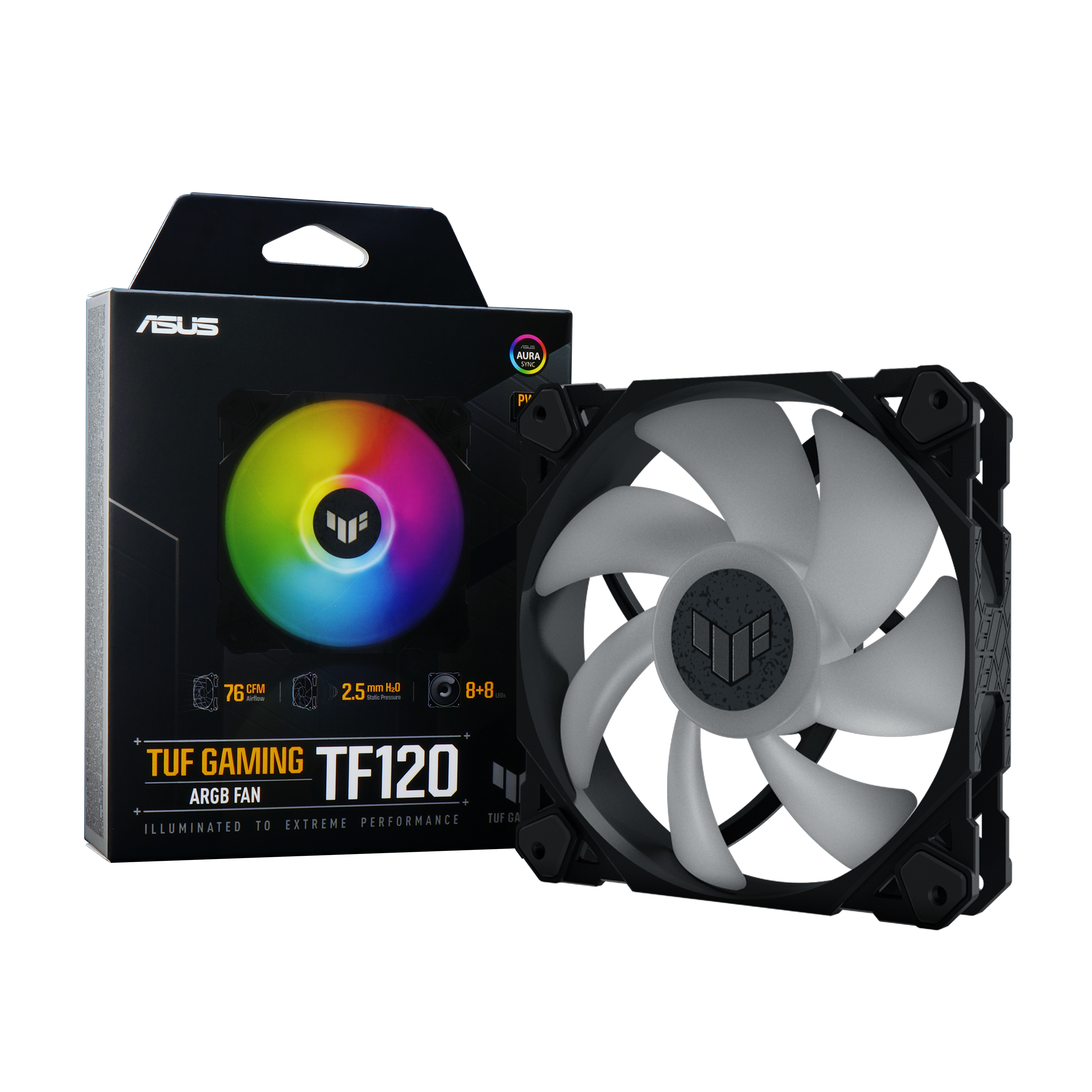 TUF Gaming TF120 ARGB Fan - Single Pack｜Refroidissement｜ASUS France