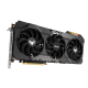 TUF Gaming RTX 3060 Ti OC Edition 8G GDDR6X graphics card, hero shot from the front