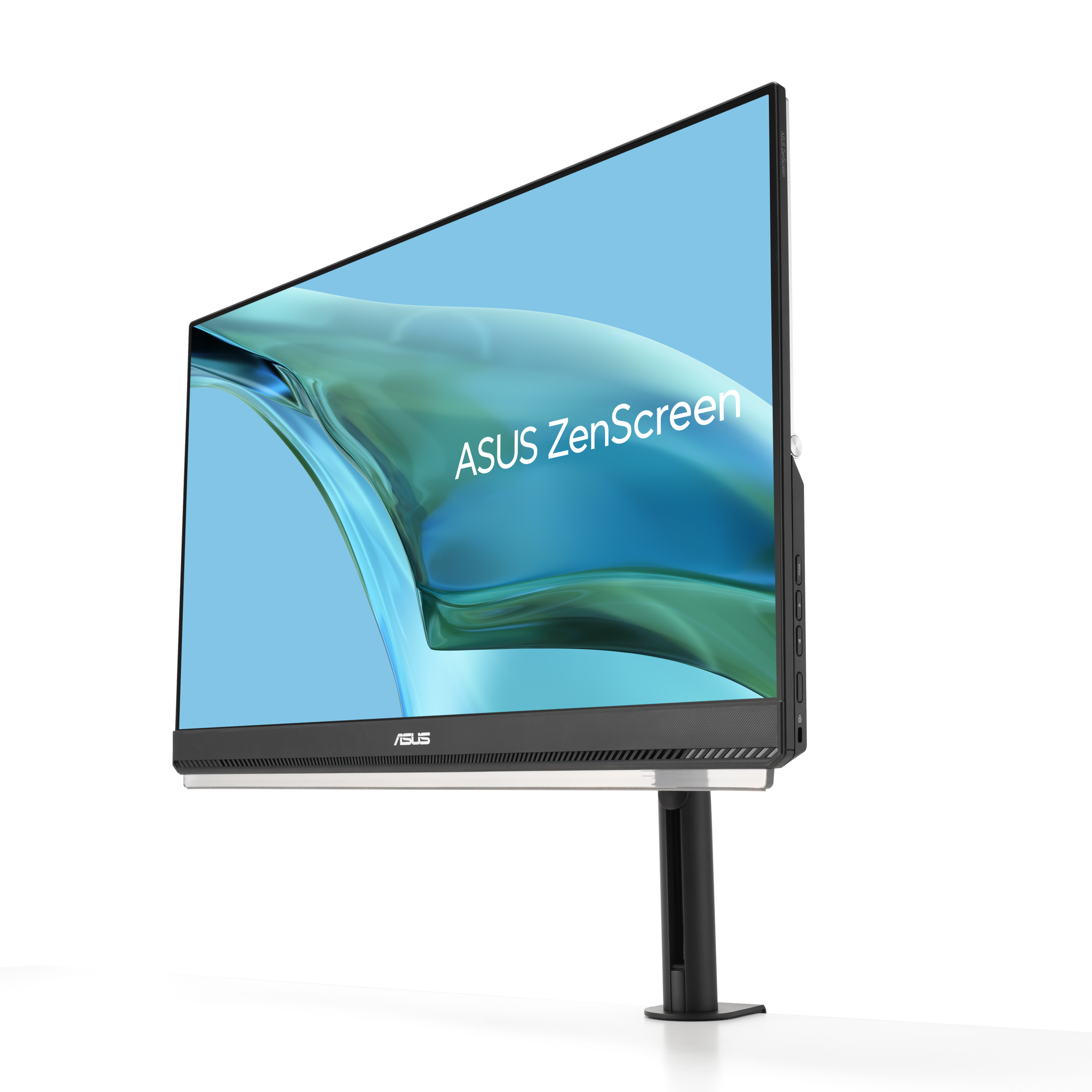 ASUS ZenScreen MB249C - Monitor portátil de 24 pulgadas (23.8 pulgadas  visibles) 1080P, Full HD, USB-C, IPS, altavoces, diseño multisoporte, brazo  en